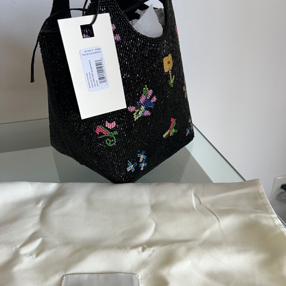 STAUD First Bloom Night Beaded Cote Bag - Picture 5 of 11